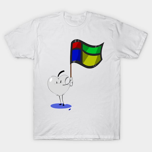 Apples & Windows T-Shirt by Peables